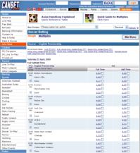 Easy to use web site and bet options