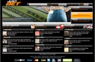 Stylish and easy to follow home page at Justbet