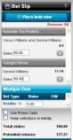 VCBet betting slip - simple and clear
