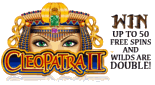 Try new Cleopatra II slot machine for some opulence and riches