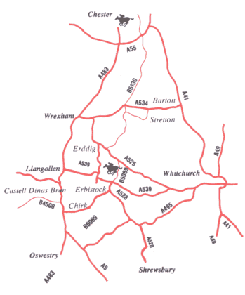 How to get to Bangor-on-Dee race track