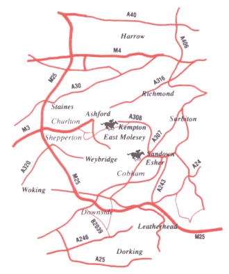 How to get to Sandown Park Racecourse