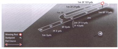 Track at Yarmouth Racecourse