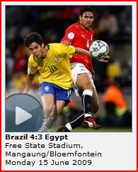 Brazil v Egypt video highlights