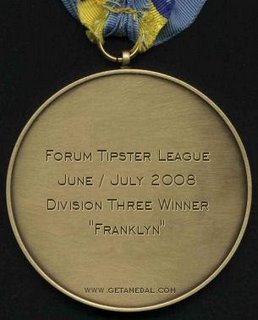 FRanklyn wins Division Three