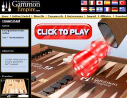 Easy to register, download and play - Gammon Empire Backgammon