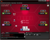 Sleek and simple poker tables mean superb multi-table gaming
